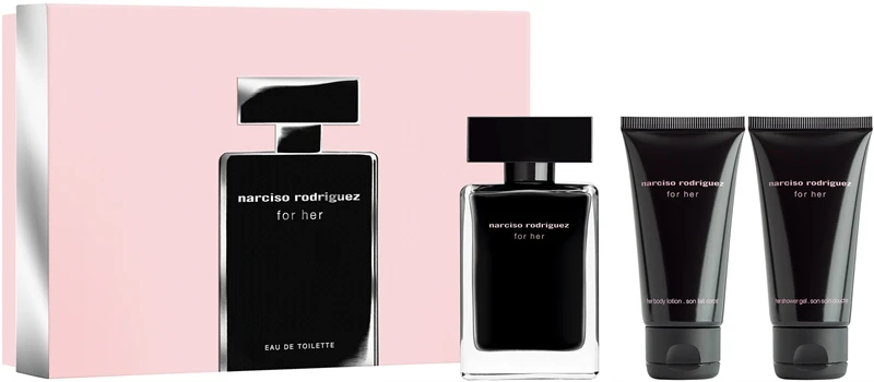 Narciso Rodriguez For Her Eau De Toilette XMAS Set 3 Narciso Rodriguez For Her Eau De Toilette XMAS Set